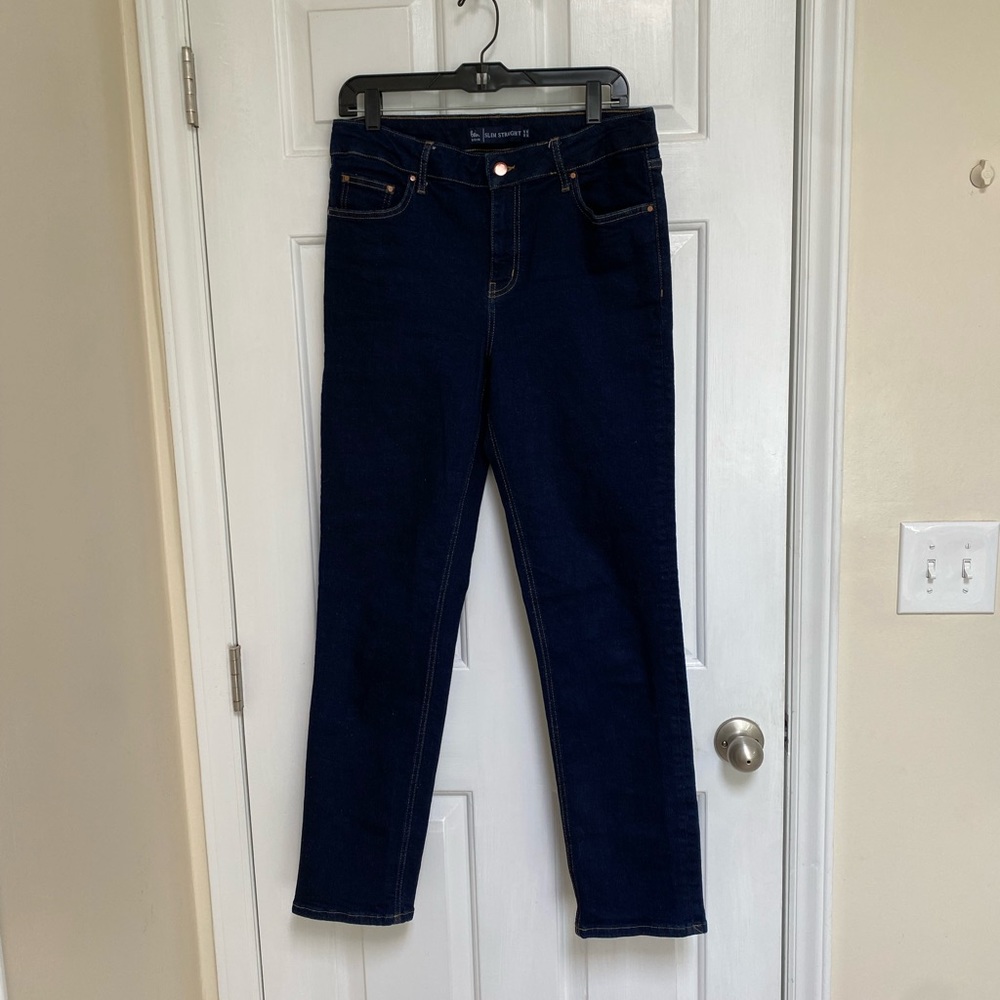 Boden Slim Straight Jeans - 10L in Indigo